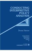 Conducting Interpretive Policy Analysis