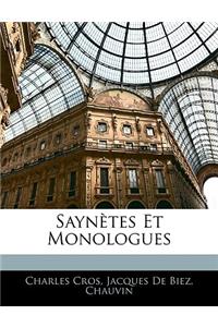 Saynètes Et Monologues