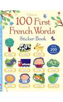 100 First Words in French Sticker Book