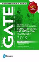Previous Years' Solved Question Papers: GATE Computer Science and Information Technology, 2019 by Pearson (Old Edition)