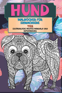 Malbücher für Erwachsene - Erstaunliche Muster Mandala und Entspannung - Tier - Hund