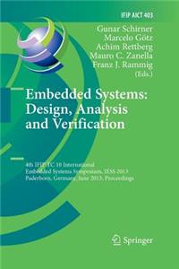 Embedded Systems: Design, Analysis and Verification
