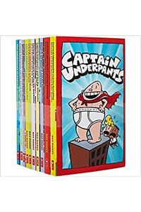 Captain Underpants: 10 Book Set