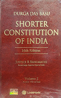 Shorter Constitution of India volume 2