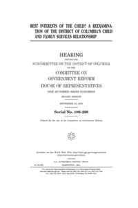 Best interests of the child?