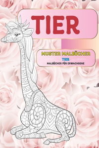 Muster Malbücher - Malbücher für Erwachsene - Tier