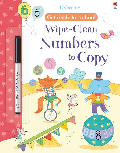 Wipe-clean Numbers to Copy