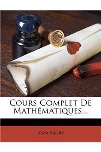 Cours Complet De Mathématiques...