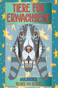 Malbücher - Billiger als 10 Euro - Tiere für Erwachsene