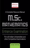 MSc Mathematics Entrance Examination