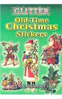 Glitter Old-Time Christmas Stickers
