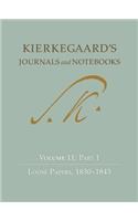 Kierkegaard's Journals and Notebooks, Volume 11, Part 2