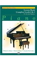 Alfred's Basic Piano Library Lesson Book Complete, Bk 2 & 3