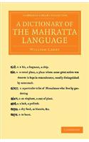 A Dictionary of the Mahratta Language
