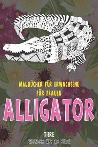 Malbücher für Erwachsene für Frauen - Billiger als 10 Euro - Tiere - Alligator