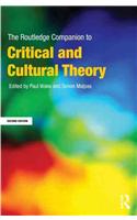 Routledge Companion to Critical and Cultural Theory