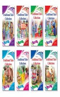 Panchatantra & Traditional Short Stories with Pictures for kids : set of 8 English Story Book Collections