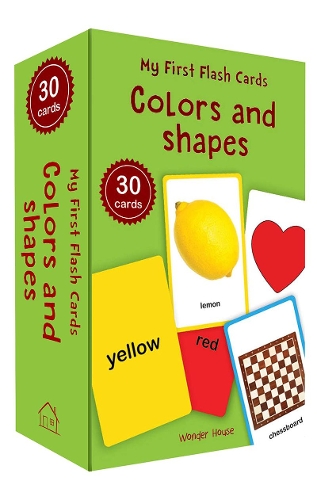 My First Flash Cards Colors And Shapes  : 30 Early Learning Flash Cards For Kids