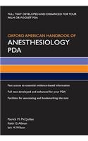 Oxford American Handbook of Anesthesiology PDA