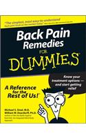 Back Pain Remedies For Dummies