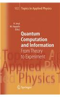 Quantum Computation and Information