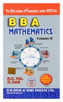 BBA MATHEMATICS VOLUME-II