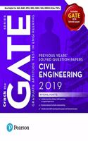 Previous Years' Solved Question Papers: GATE Civil Engineering, 2019 by Pearson (Old Edition)