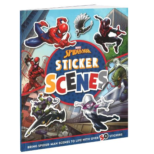 Marvel Spider-Man: Sticker Scenes | Stickers and Activities Book for 6 to 8 Year's Old