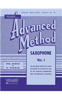 Rubank Advanced Method - Saxophone Vol. 1