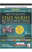 Key to Success Staff Nurses Recruitment Exam:10000+ Solved MCQS with E