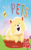 Slide And See - Meet The Pets : Sliding Novelty Board Book For Kids