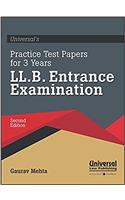 Practice Test Papers for 3 years LL.B. Entrance Examination