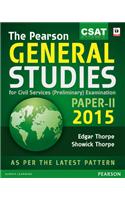 The Pearson General Studies for Civil Services (Preliminary) Examination Paper -II 2015