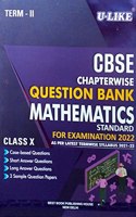 U-Like Class 10 CBSE Term 2 Mathematics (STANDARD) Chapterwise Question Bank For Examination 2022