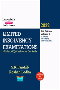 Limited Insolvency in 2 volumes [Paperback] S K Pandab and Roshan Lodha