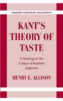 Kant's Theory of Taste