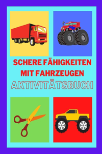 Schere Fähigkeiten mit Fahrzeugen Aktivitätsbuch