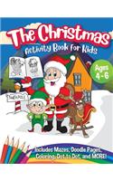 Christmas Activity Book for Kids - Ages 4-6