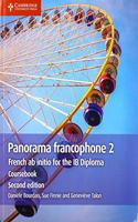 Panorama francophone 2 Coursebook