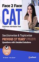 Face To Face CAT 27 years Sectionwise & Topicwise solved paper 2020