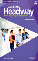 American Headway: Four: Student Book with Online Skills