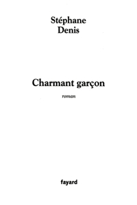 Charmant garçon