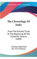 Chronology Of India