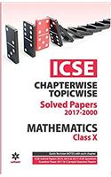 Icse Mathematics Chapterwise-Topicwise Solved Papers  Class 10th