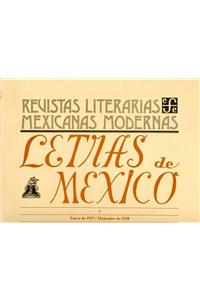 Letras de Mexico, I-VI: (Revistas Literarias Mexicanas Modernas)