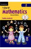 I Did It Mathematics 2 Primary Sticker Activity Book