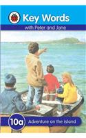 KEY WORDS ADVENTURE ON THE ISLAND [Hardcover] Ladybird