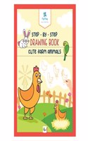PepPlay Step by Step Drawing Book Cute Farm Animal - Essential Skills, Building Activities, Coloring, Educational Sketch Books Gift for Kids, Students, Artists (4 to 10 Years) [Paperback] PepPlay