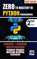 Zero To Mastery In Python Programming, Best Python Book For Beginners, This Python Book Covers A-Z About Programming In Python, Also Comes With Python Tricks You Should Definietly Know, Latest Edition