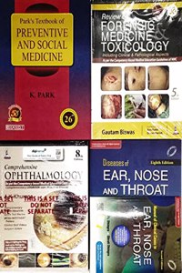 3rd Year Mbbs Textbook, Gautam biswas, Ent Dhingra Pl, Khurana Opthalmology, k park